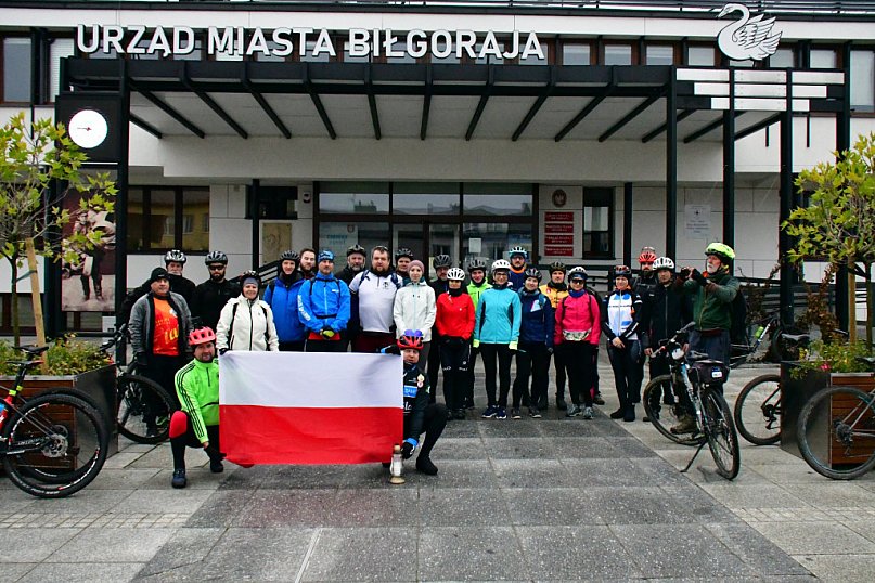 Rajd rowerowy w 105. rocznicę odzyskania niepodległości