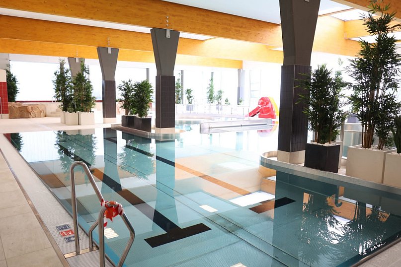 Tak dziś wygląda biłgorajski basen - część rekreacyjna