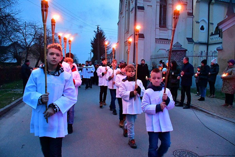 Droga Krzyżowa na ulicach Frampola