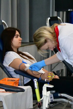 Terenowa akcja poboru krwi w Księżpolu-10986