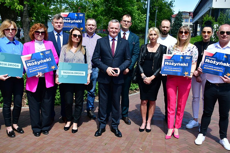 Inauguracja kampanii wyborczej do PE Wiesława Różyńskiego
