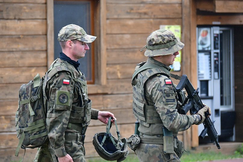 Biszcza. Ćwiczenia zgrywające służb