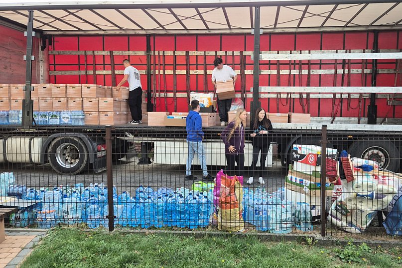 4 tony darów od biłgorajskiej Caritas dla powodzian