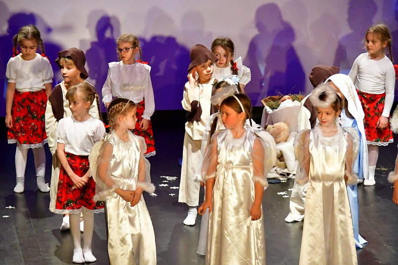 Jasełka i występy przedszkolaków w Tarnogrodzkim Ośrodku Kultury