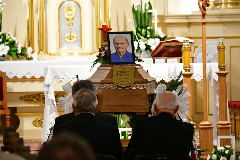 Pożegnanie Andrzeja Sagana – wieloletniego piłkarza i pasjonata sportu z Biłgoraja