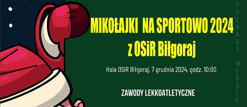 BIŁGORAJ: Mikołajki na sportowo 2024 z OSiR Biłgoraj