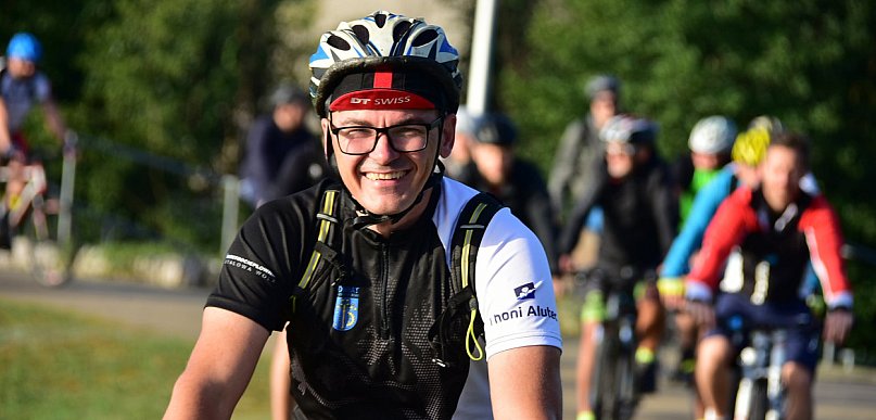 Rowerzyści na szlaku Jastrzębia Zdebrz (FOTO, VIDEO)