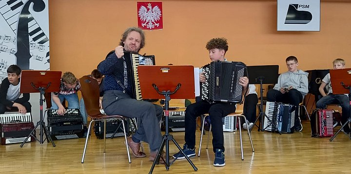 Warsztaty akordeonowe w Biłgoraju z Mirosławem Tyborą-42704