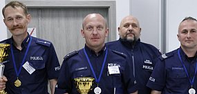 Policjant z Biłgoraja w trójce najlepszych w woj.