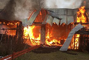 Pożary w gminie Biłgoraj. Ofiara śmiertlna i potężne straty-49213