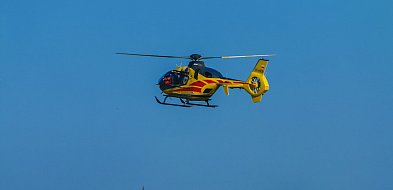 Wypadek motocyklisty. Interweniowało LPR-52515