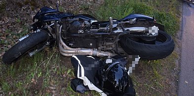 Wypadek motocyklisty i cyklisty-52997
