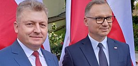 Wójt gminy Biszcza Zbigniew Pyczko u Prezydenta RP