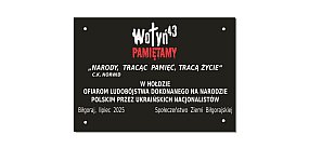 Uczczą pamięć ofiar rzezi wołyńskiej. Przed Starostwem 