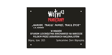 Uczczą pamięć ofiar rzezi wołyńskiej. Przed Starostwem -54356