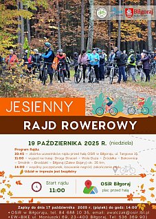 BIŁGORAJ: Jesienny rajd rowerowy