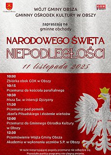 OBSZA: Narodowe Święto Niepodległości