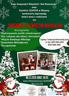 BISZCZA: Wizyta św. Mikołaja