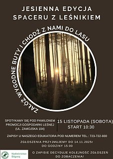 BIŁGORAJ: Jesienny spacer z leśnikiem