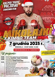 BIŁGORAJ: Charytatywne Mikołajki z KIMBO Team MMA