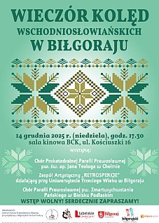 BIŁGORAJ: Wieczór kolęd wschodniosłowaiańckich