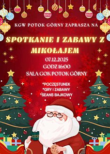 Potok Górny: Wizyta św. Mikołaja