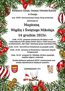 GORAJ: Wizyta św. Mikołaja