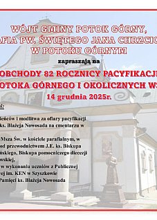 POTOK GÓRNY: Rocznica pacyfikacji miejscowości