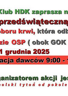 ŁUKOWA: Akcja poboru krwi