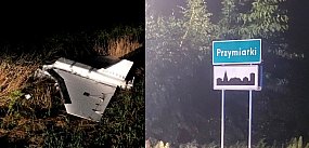 MSWiA: odnaleziono siedemnastego drona; pod Biłgoraem