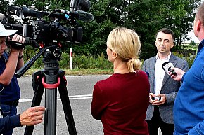 Ogólnopolskie media w naszym powiecie. Tematem dron-13789