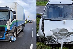 Aktualności. Wpadek z udziałem osobówki i ciężarówki-57569