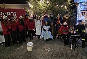 Strażackie kolędowanie w Tarnogrodzie. Młodzież z MDP zagrała dla mieszkańców-59695