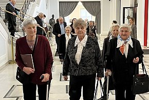 „Dzieci Zamojszczyzny” na sejmowych korytarzach