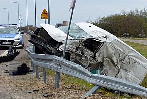 Wypadek z udziałem Mercedesa i Man-a