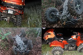 Wypadki quadów w powiatach biłgorajskim i lubartowskim. Dwie osoby ranne