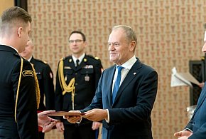 Premier podziękował bohaterom z Puszczy Solskiej koło Józefowa