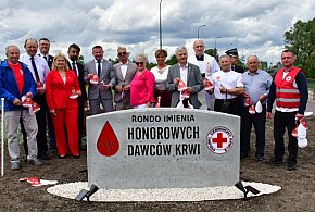 Biłgoraj ma Rondo Honorowych Dawców Krwi. Piękny gest