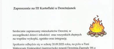 DEREŹNIA: III Kartofkali u Dereźnianek-1901