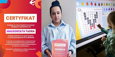 Nauczycielka z Biłgoraja wyróżniona w ogólnopolskim programie EU CodeWeek