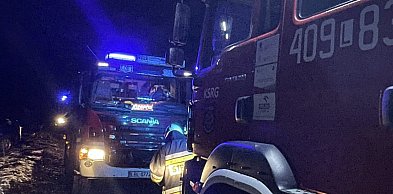 Strażacy gasili płonące jacuzzi w Samsonówce