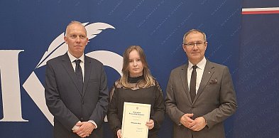 Prestiżowe wyróżnienie dla uczennicy ZSZiO