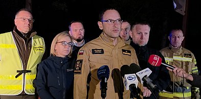 Katastrofa samolotu i walka z ogniem w gminie Łukowa. Na miejscu ministrowie