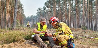 Raport z godz. 13:00: 300 ha pogorzeliska w lasach pod Józefowem