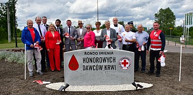 Biłgoraj ma Rondo Honorowych Dawców Krwi. Piękny gest