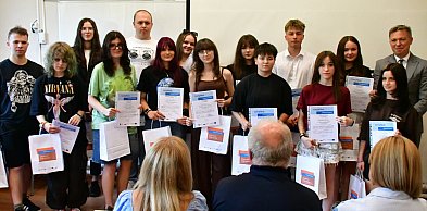 Sukces projektu Erasmus+ w ZSZiO Biłgoraj. Uczniowie z certyfikatami