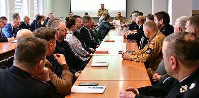 Odprawa strażacka w KP PSP w Biłgoraju (FOTO)