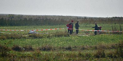 Przymiarki. Szczątki drona zabezpiecza Policja i ŻW-56176