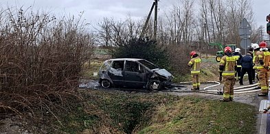 Poranny pożar w Biszczy. W akcji trzy zastępy straży-59683