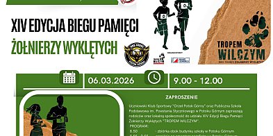 Wilczym tropem przez Potok Górny. Dołącz do biegu ku czci Niezłomnych
